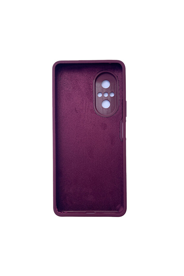Protective case for Huawei Nova 9 SE, Camera Protection, Microfiber, Cherry - 3