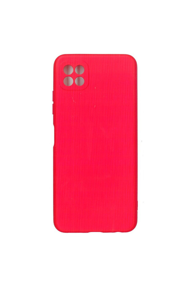 Solid TPU silicone case for Samsung Galaxy A22 5Gion, Red - 1