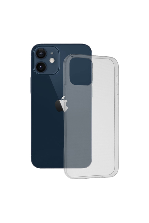 Clear Protection Case for Apple iPhone 12 Mini, Transparent - 1