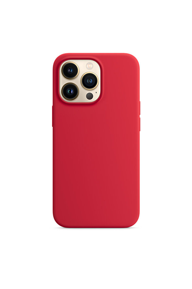 Protective case for iPhone 12, Silicone, Red - 2