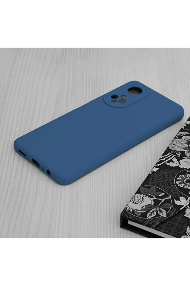 Silicone case compatible with Honor X7, Navy Blue - 4