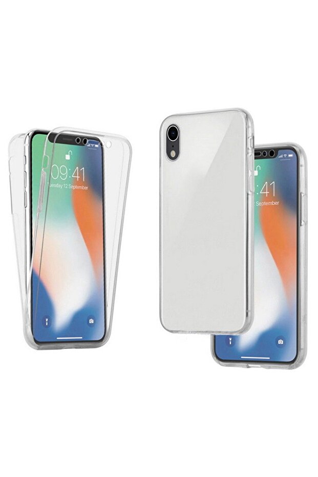 360 Degree Slim TPU Silicone Protective Case Compatible with Iphone XR - 2