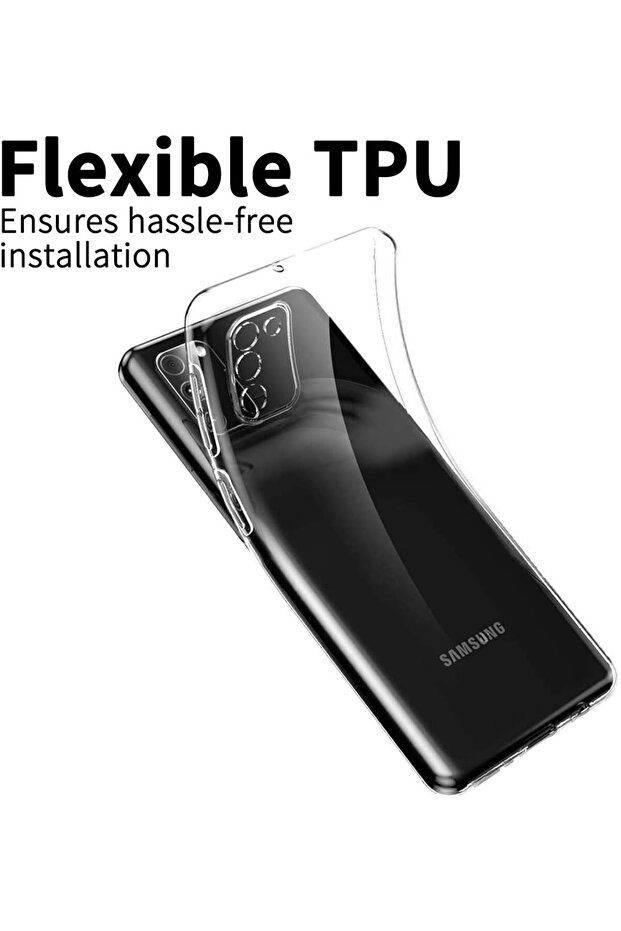 Phone case, TPU, Compatible with Samsung Galaxy A02s, Transparent - 4