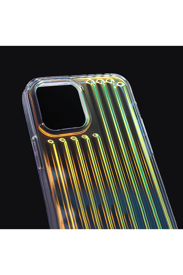 Protective case for Apple Iphone 12, Silicone TPU, Optim Solution, Transparent Multicolor - 2