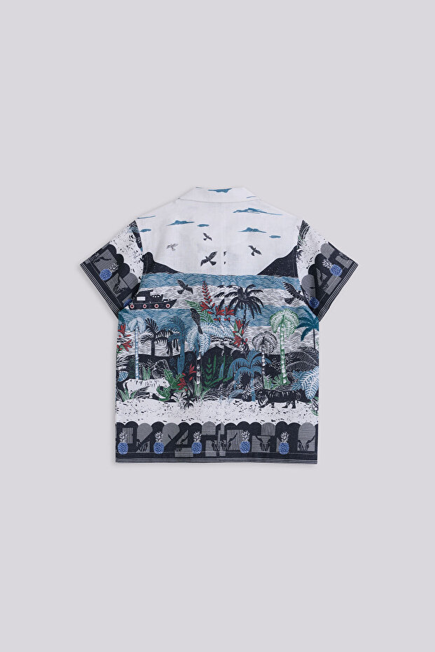 Boy Patterned Shirt - 6