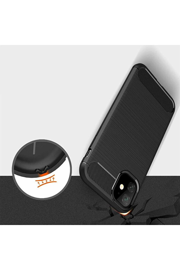 Case for iPhone 12 Mini, Techsuit, TPU, Black - 3