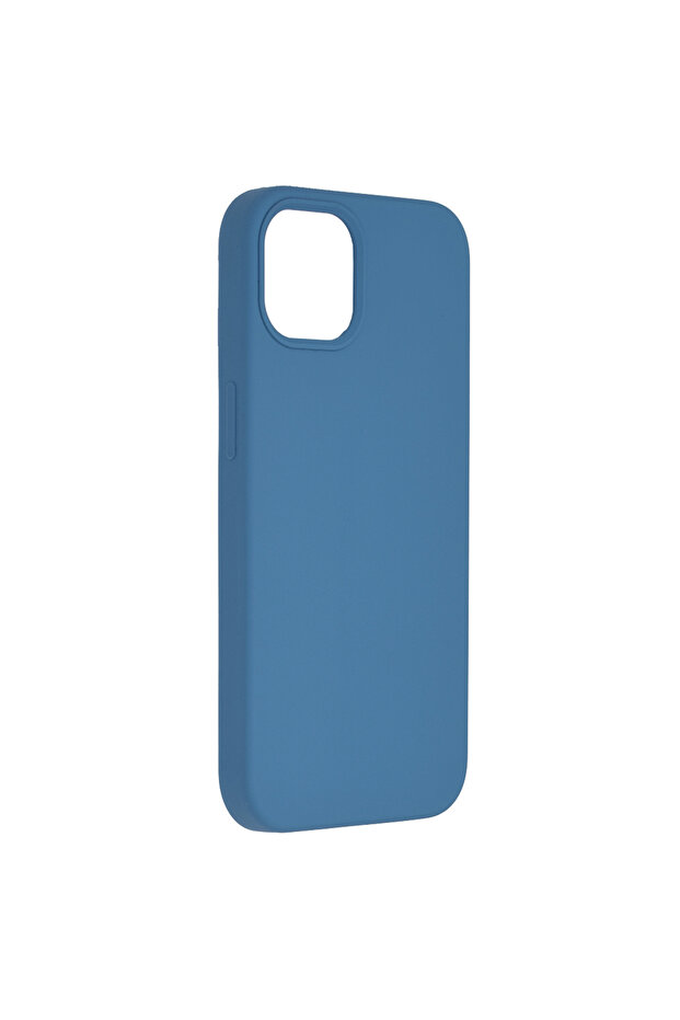 Double Structure Protective Case for iPhone 13, Microfiber, Royal Blue - 3