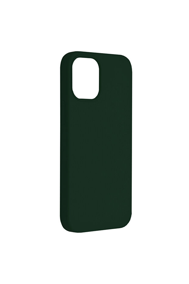 Double Structure Protective Case for iPhone 12 Mini, Microfiber, Oxford Green - 2