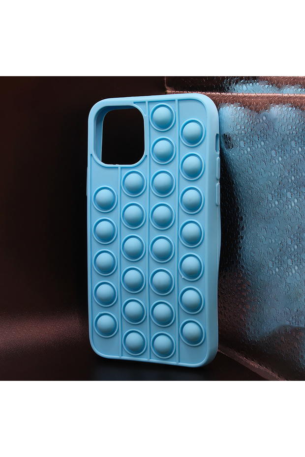 Case for Apple Iphone 11, Push Bubble Pop It, Blue - 6