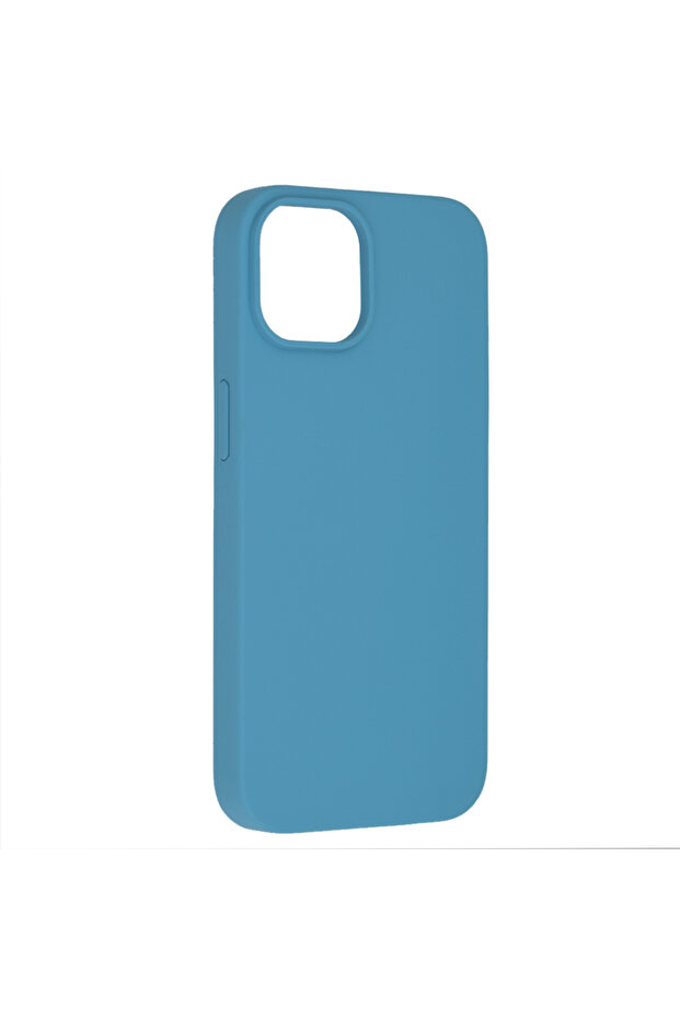 Double Structure Protective Case for iPhone 14, Microfiber, Royal Blue - 2