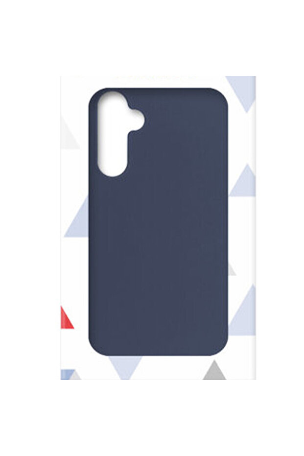 Silicone case for Samsung Galaxy A54, Microfiber, Dark Blue - 4
