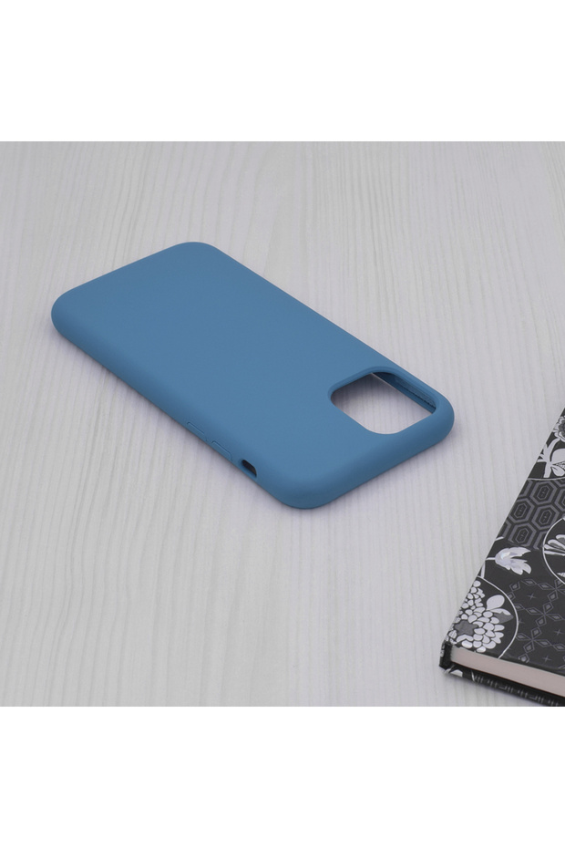 Double Structure Protective Case for iPhone 11 Pro, Microfiber, Royal Blue - 4