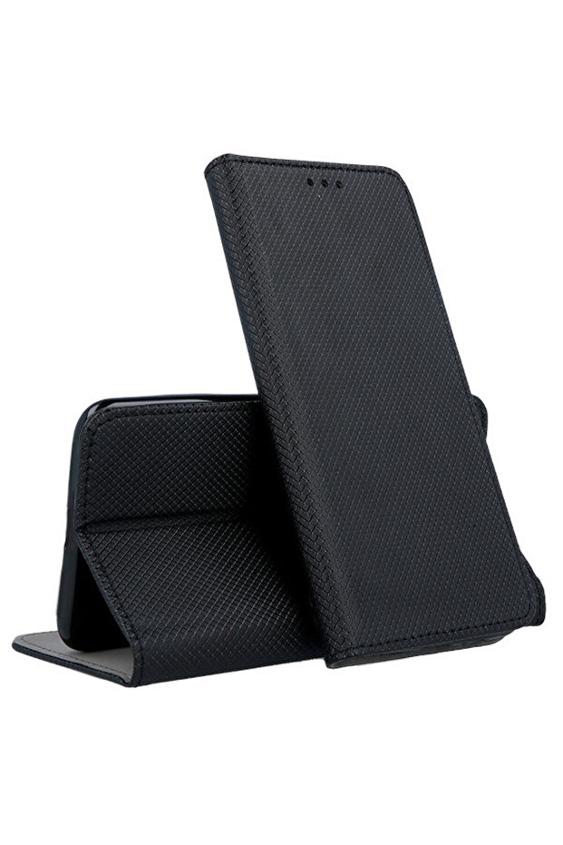 Smart Magnet Book Case Compatible with Xiaomi Redmi Note 9S/Note 9 Pro Black - 2