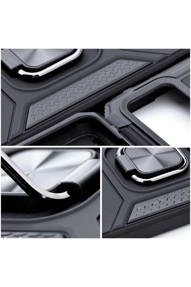 Armor Ring Case for Apple iPhone 15, Ring Support, Rugged Durable Case, Red - 2