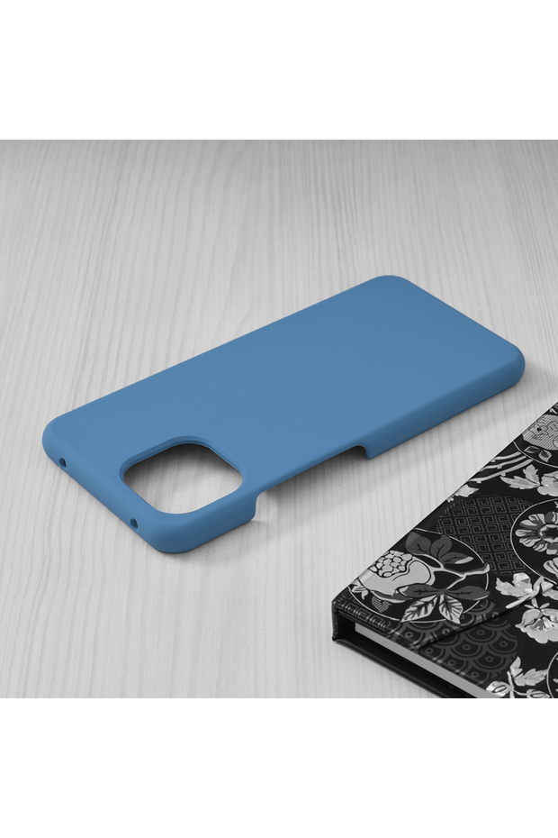 Double Structure Protective Case for Xiaomi Mi 11 Lite, Microfiber, Royal Blue - 4