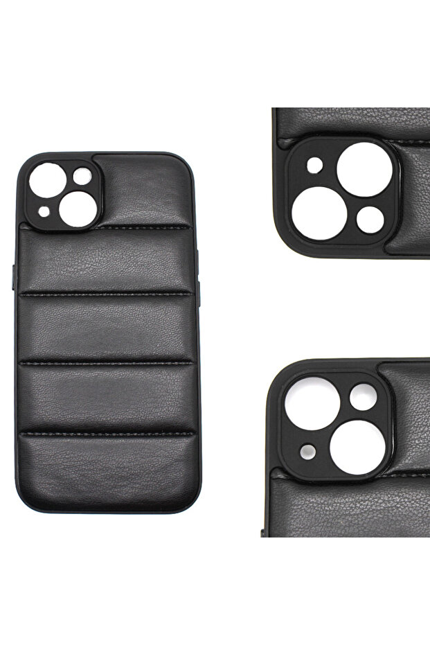 Puffer Case for Apple Iphone 14, Single Camera Ultra Safe, Black - 5