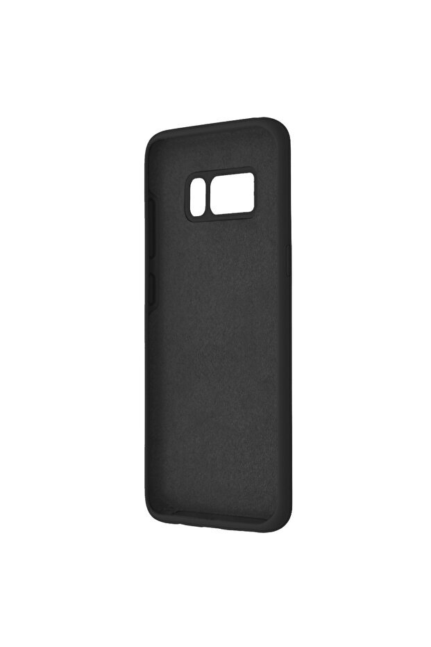 Double Structure Protective Case for Samsung Galaxy S8, Microfiber, Titanium Black - 3