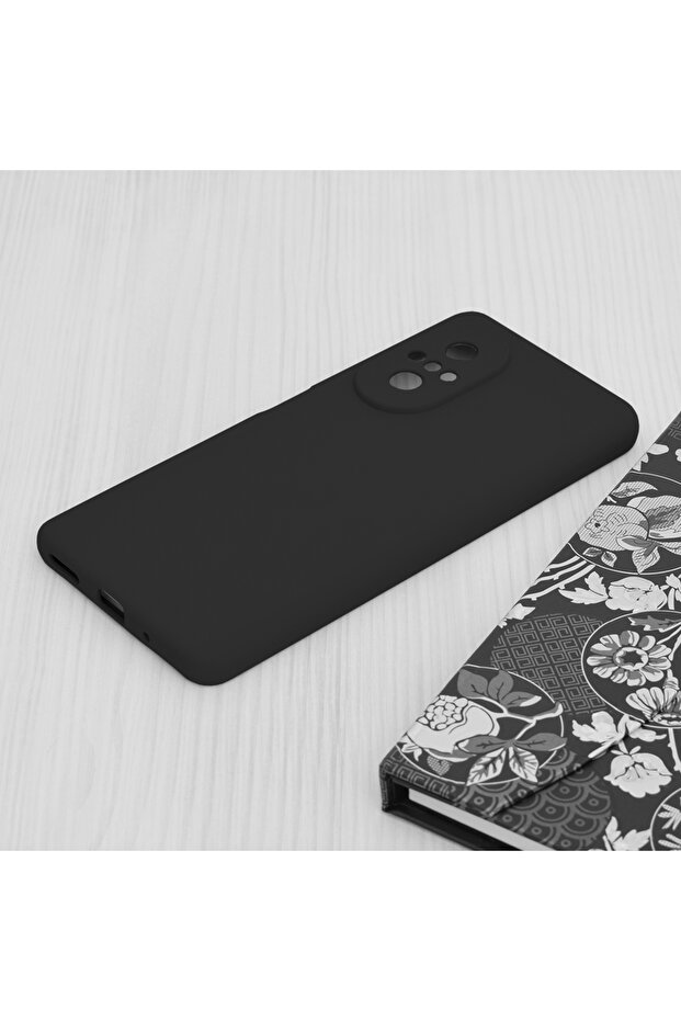 Double Structure Protective Case for Huawei nova 9 SE, Microfiber, Titanium Black - 4