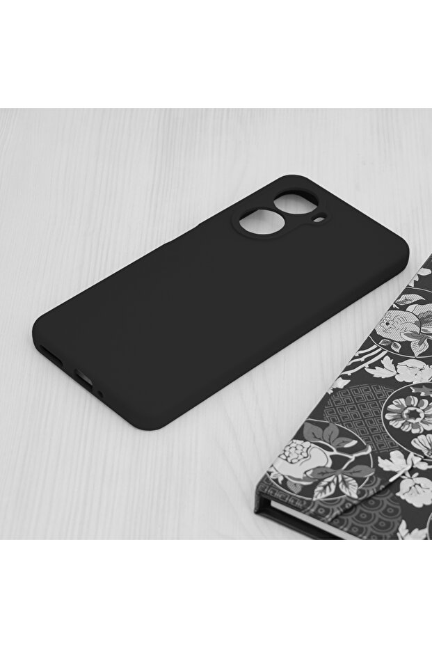 Double Structure Protective Case for Huawei nova 10 SE, Microfiber, Titanium Black - 3