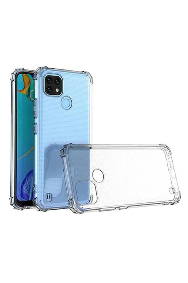 Anti-Shock Case for Realme C21, Transparent - 6