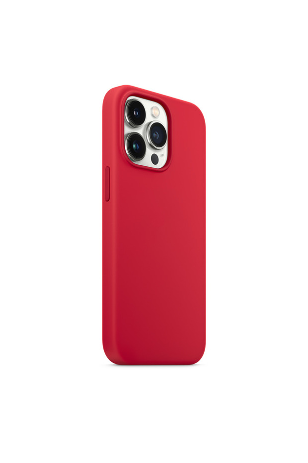 Protective case for iPhone 12, Silicone, Red - 5