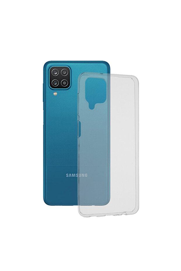 Silicone case for Samsung Galaxy A12, Transparent - 3