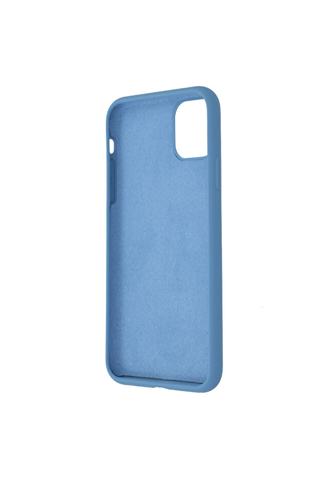 Double Structure Protective Case for iPhone 11 Pro Max, Microfiber, Royal Blue - 3