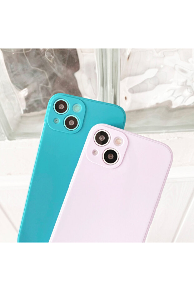 Silicone Case for Apple Iphone 14 Plus, Single Camera Ultra Safe, Turquoise - 6