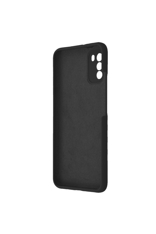 Double Structure Protective Case for Xiaomi Poco M3, Microfiber, Titanium Black - 3