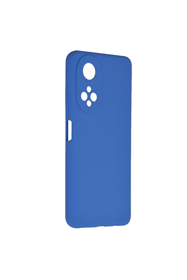 Silicone Case for Honor X7, Microfiber, Camera Protection, Blue - 4