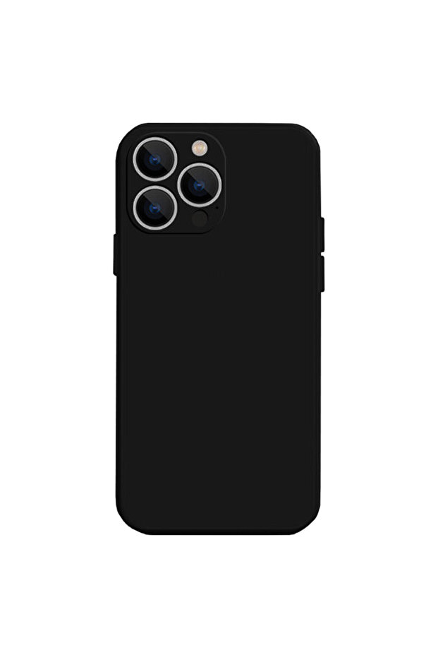 Silicone Case for Apple Iphone 14, Microfiber, Camera Protection, Black - 5