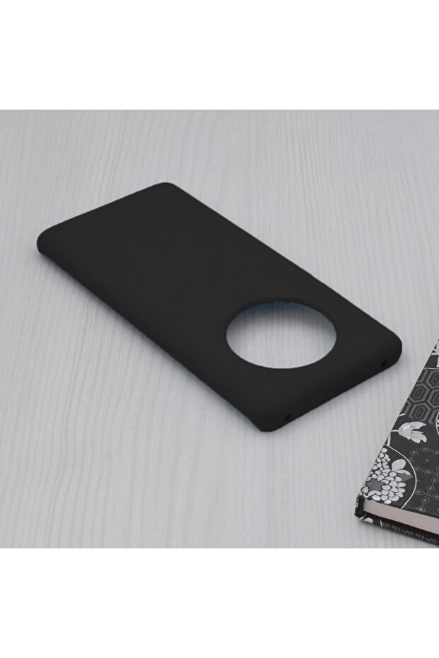 Double Structure Protective Case for Huawei Mate 50 Pro, Microfiber, Titanium Black - 4