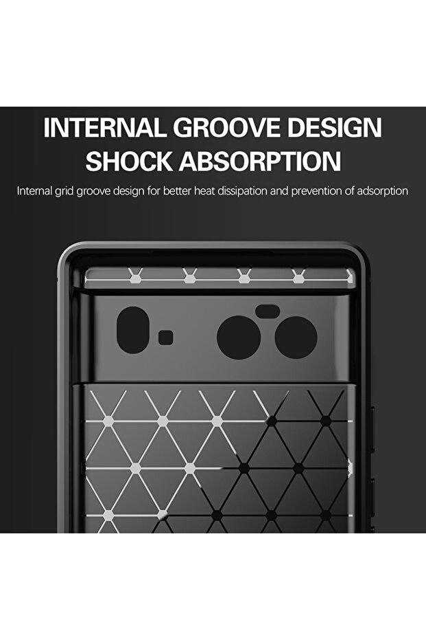 Case for Google Pixel 6, Techsuit, TPU, Black - 5