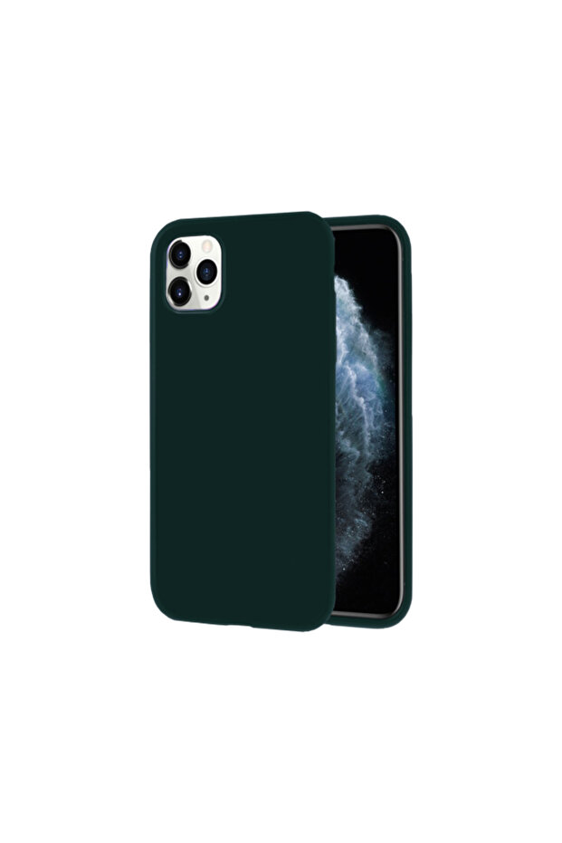 Case for iPhone 11 Pro, Silicone TPU, Green - 1