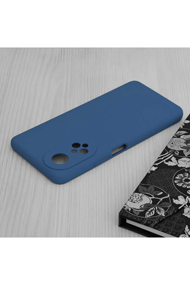 Silicone case compatible with Honor X7, Navy Blue - 3