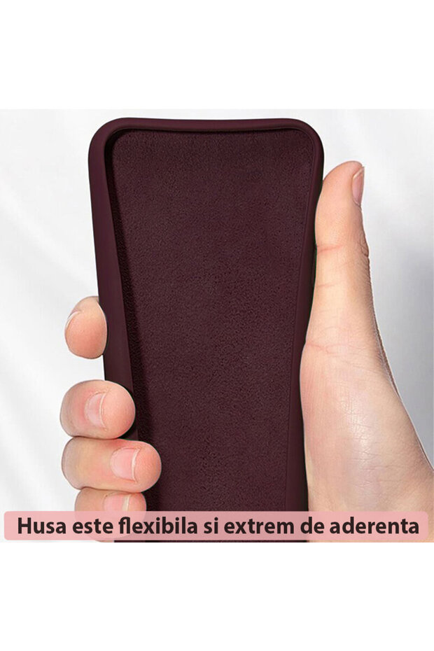 Double Structure Protective Case for Samsung Galaxy S23 Plus, Microfiber, Matte Burgundy - 6