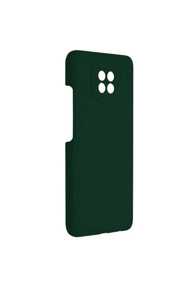Double Structure Protective Case for Xiaomi Redmi Note 9T, Microfiber, Oxford Green - 2