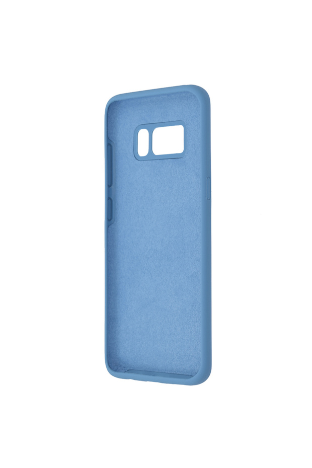 Double Structure Protective Case for Samsung Galaxy S8 Plus, Microfiber, Royal Blue - 3