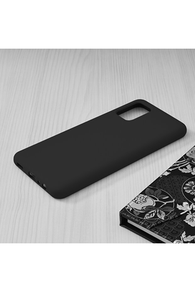 Double Structure Protective Case for Samsung Galaxy A02s, Microfiber, Titanium Black - 4