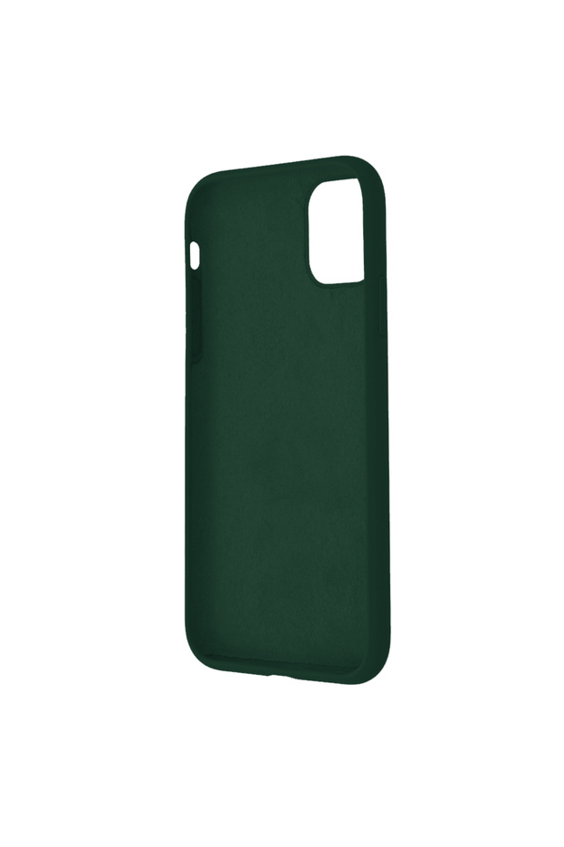 Husa Protectie Double Structure pentru iPhone 11, Microfibra, Verde Oxford - 3