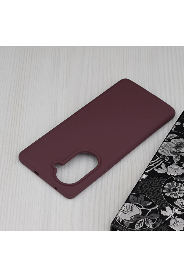 Double Structure Protective Case for Huawei nova 10, Microfiber, Matte Cherry - 4