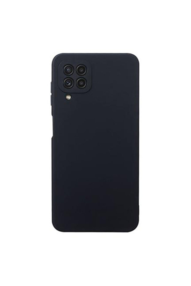 Solid TPU silicone case for Samsung Galaxy M22, Microfiber interior, Black - 5