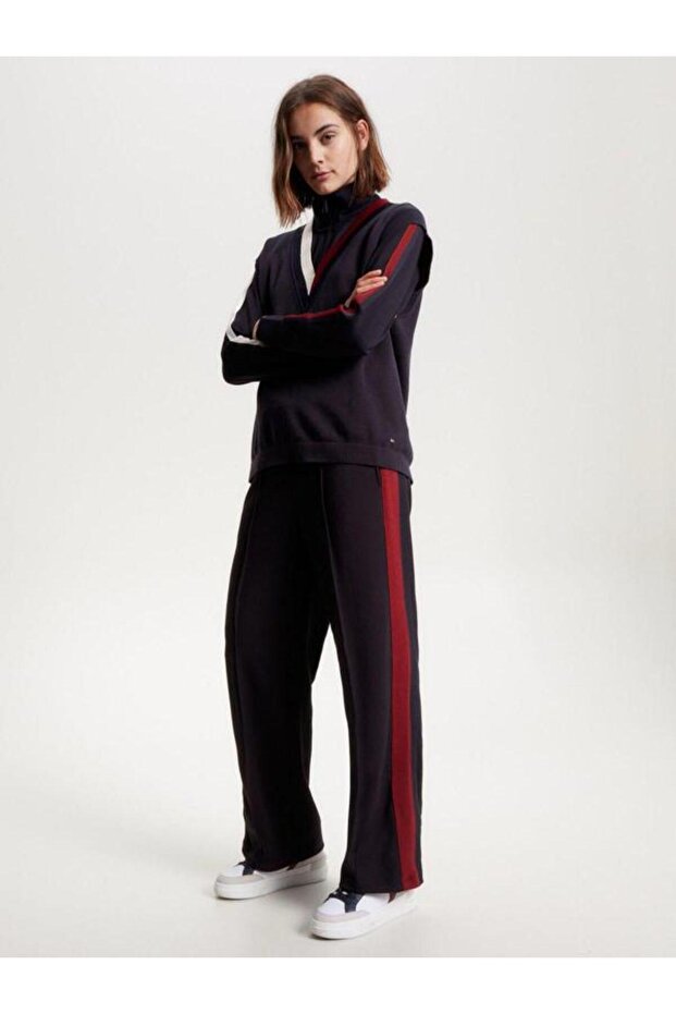 STR SPLIT GLOBAL STRIPE PANTS - 4