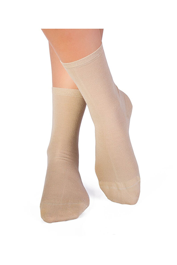 BASIC Beige bamboo socks - 2
