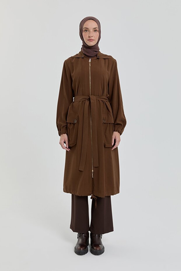 Torba Cepli Modal Kap Açık Kahve - 1