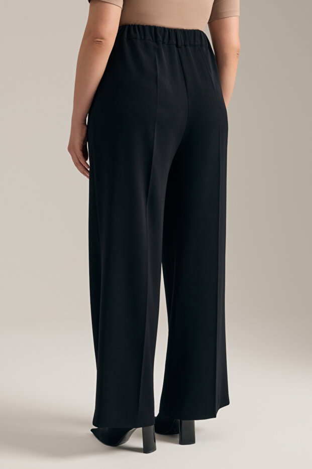 Dökümlü Bol Pantolon - 6