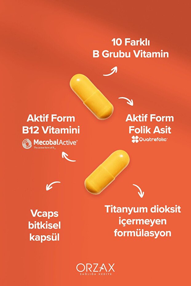 B Complex 60 Kapsül 2 Adet - 3