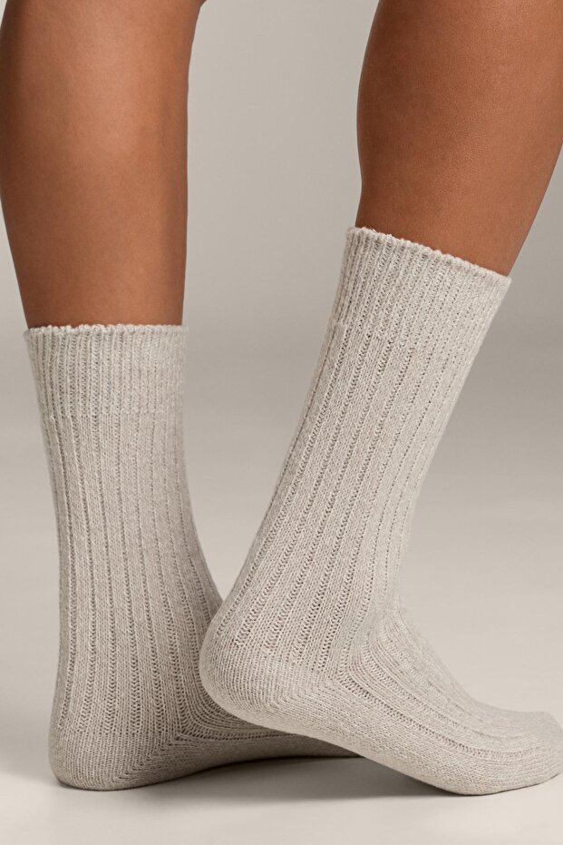 2 çift klasik fitilli çorap - 4