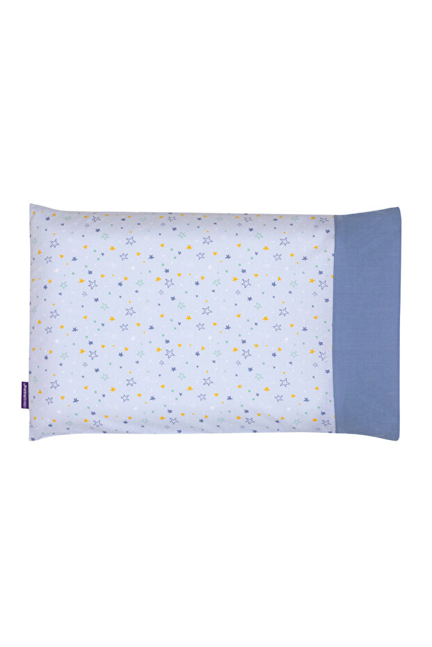 ClevaFoam Pram Pillow Case - Blue, Newborn-6 Months