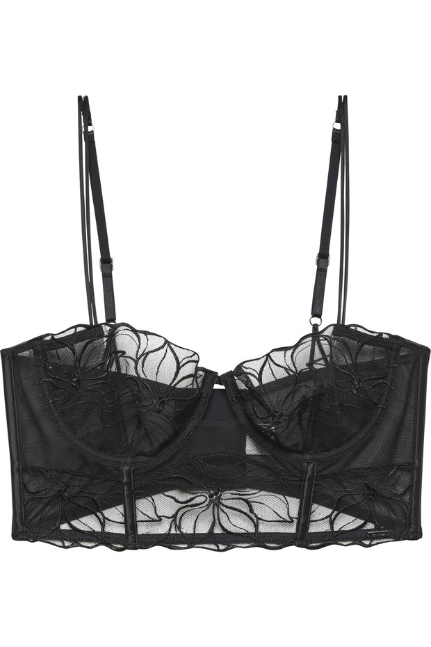 Siyah Kadın Unlined Balconette - 1